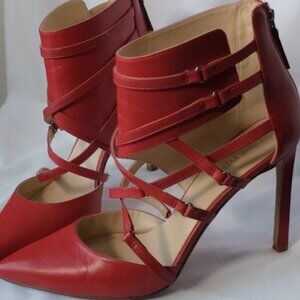 9 West Red Pumps - Size 9.5